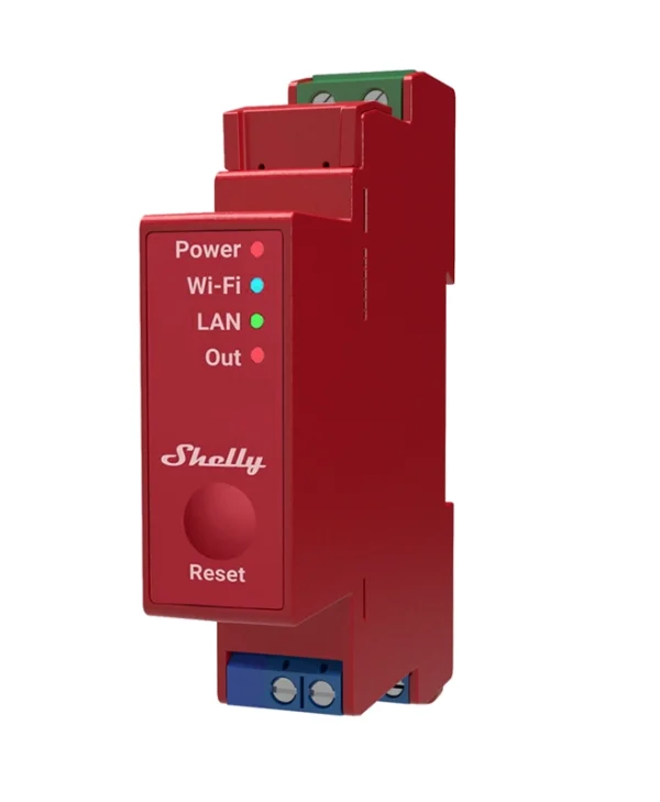 Shelly Pro 1pm Ρελέ Ράγας Ισχύος 16A με Τάση 230V SHELLY_PRO_1PM