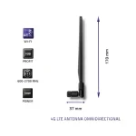 Qoltec 57018 Εσωτερική Κεραία 4G Πανκατευθυντική 7dBi με σύνδεση SMA - Image 5