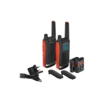 Motorola Talkabout T82 Ασύρματος Πομποδέκτης PMR 0.5W με Μονόχρωμη Οθόνη Σετ 2τμχ Σε Πορτοκαλί Χρώμα MOTO82 - Image 3