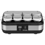 Rommelsbacher JG 40 Γιαουρτομηχανή με Βαζάκια και Ψηφιακή Οθόνη 1.2lt Ασημί 40W - Image 2