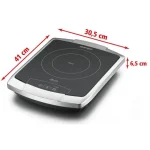 Rommelsbacher CT 2203 TC Επιτραπέζια Εστία Κεραμική Μονή Μαύρη - Image 4