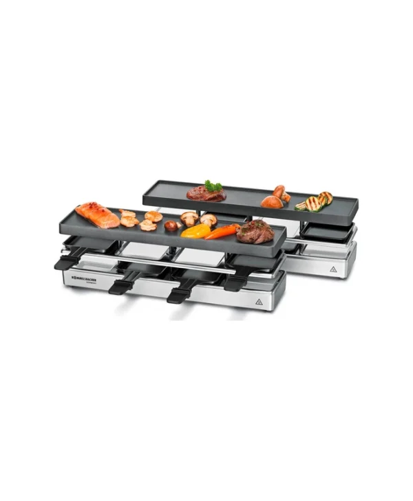 Rommelsbacher RC 1600 Επιτραπέζια Ηλεκτρική Ψησταριά Raclette Λείας Πλάκας 795W 41x10εκ.