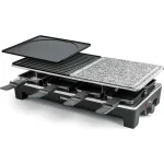 Rommelsbacher RCS 1350 Επιτραπέζια Ηλεκτρική Ψησταριά Raclette Λείας και Αυλακωτής Πλάκας 1350W με Ρυθμιζόμενο Θερμοστάτη 48.5x23.3εκ. - Image 2