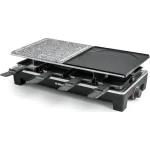Rommelsbacher RCS 1350 Επιτραπέζια Ηλεκτρική Ψησταριά Raclette Λείας και Αυλακωτής Πλάκας 1350W με Ρυθμιζόμενο Θερμοστάτη 48.5x23.3εκ. - Image 5
