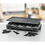 Rommelsbacher RCS 1350 Επιτραπέζια Ηλεκτρική Ψησταριά Raclette Λείας και Αυλακωτής Πλάκας 1350W με Ρυθμιζόμενο Θερμοστάτη 48.5x23.3εκ. - Image 7