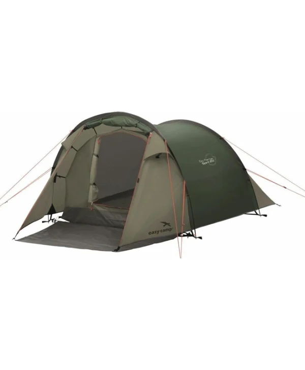 Easy Camp Spirit 200 Σκηνή Camping Τούνελ Πράσινη με Διπλό Πανί 3 Εποχών για 2 Άτομα 310x130x110εκ. 120396