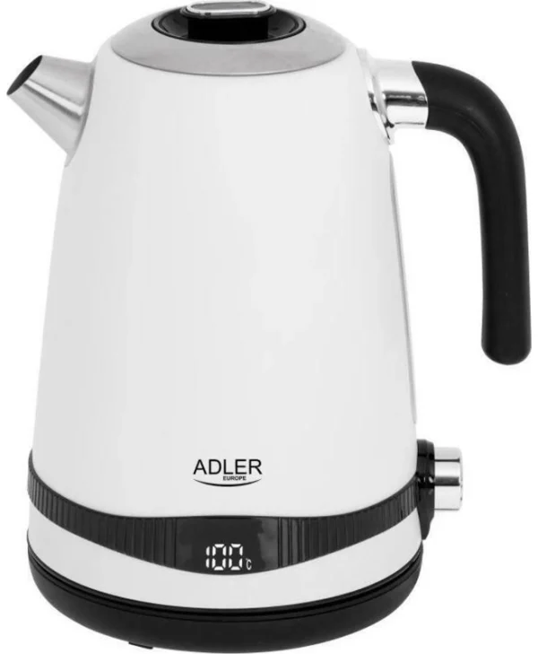 Adler AD 1295W Βραστήρας 1.7lt 2200W Λευκός AD 1295w