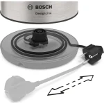 Bosch Designline Βραστήρας 1.7lt 2400W Ασημί TWK3P420 - Image 8