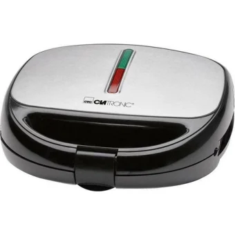 Clatronic ST/WA 3670 Τοστιέρα με Αποσπώμενες Πλάκες για 2 Τοστ 800W Inox