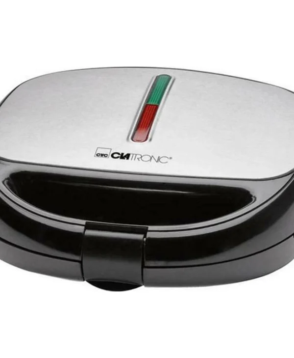 Clatronic ST/WA 3670 Τοστιέρα με Αποσπώμενες Πλάκες για 2 Τοστ 800W Inox