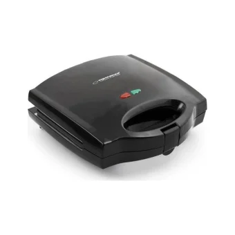 Esperanza Τοστιέρα με Αποσπώμενες Πλάκες για 2 Τοστ 700W Μαύρη EKT006K
