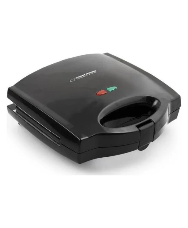 Esperanza Τοστιέρα με Αποσπώμενες Πλάκες για 2 Τοστ 700W Μαύρη EKT006K