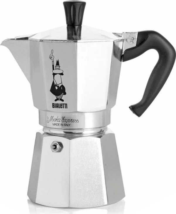 Bialetti Moka Express Μπρίκι Espresso 2cups Ασημί 1168