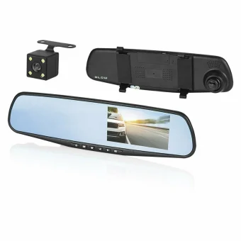 Blow F600 Σετ Καθρέπτης με Κάμερα DVR Αυτοκινήτου με Οθόνη 4.3" & Κάμερα Οπισθοπορείας 78-528#