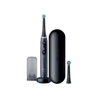 Oral-B iO Series 8N Ηλεκτρική Οδοντόβουρτσα με Χρονομετρητή, Αισθητήρα Πίεσης και Θήκη Ταξιδίου Black Onyx 408567