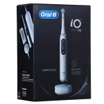 Oral-B iO Series 10 Ηλεκτρική Οδοντόβουρτσα με Χρονομετρητή, Αισθητήρα Πίεσης και Θήκη Ταξιδίου Stardust White 435457 - Image 8