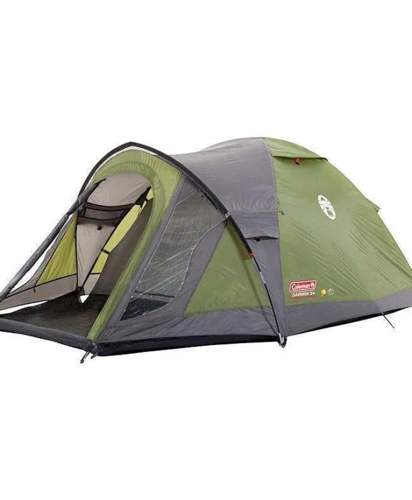 Coleman Darwin 3 Plus Σκηνή Camping Τούνελ Πράσινη 4 Εποχών για 3 Άτομα 320x180x180εκ. 2176904