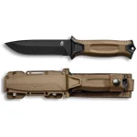Gerber StrongArm Fixed Blade Μαχαίρι Επιβίωσης Καφέ σε Θήκη 31-003615 - Image 2