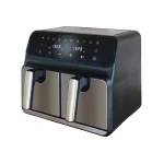Unold Air Fryer με Διπλό Αποσπώμενο Κάδο 8lt Ασημί 58685 - Image 2