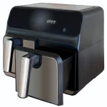 Unold Air Fryer με Διπλό Αποσπώμενο Κάδο 8lt Ασημί 58685 - Image 3