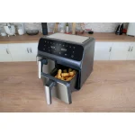 Unold Air Fryer με Διπλό Αποσπώμενο Κάδο 8lt Ασημί 58685 - Image 11