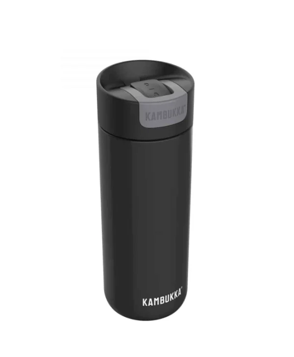 Kambukka Olympus Ποτήρι Θερμός Ανοξείδωτο BPA Free 500ml Matte Black με Επιστόμιο 11-02016