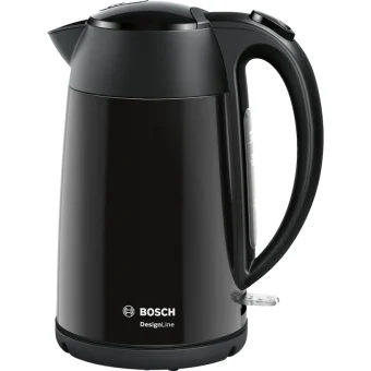 Bosch Designline Βραστήρας 1.7lt 2400W Μαύρος TWK3P423