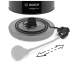 Bosch Designline Βραστήρας 1.7lt 2400W Μαύρος TWK3P423 - Image 7