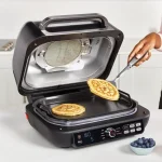 Ninja Foodi Max Pro Επιτραπέζια Ηλεκτρική Ψησταριά Λείας και Αυλακωτής Πλάκας 1000W με Καπάκι και Ρυθμιζόμενο Θερμοστάτη AG651EU - Image 5
