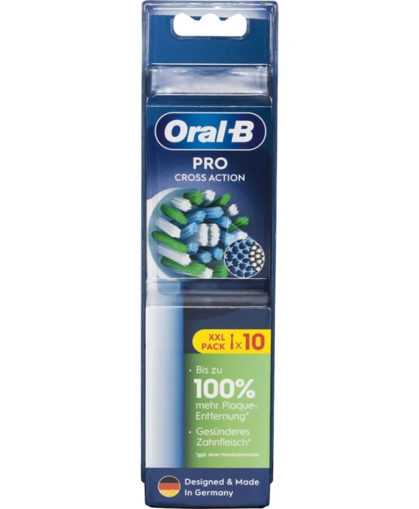 Oral-B Pro CrossAction Ανταλλακτικές Κεφαλές για Ηλεκτρική Οδοντόβουρτσα 860595 10τμχ