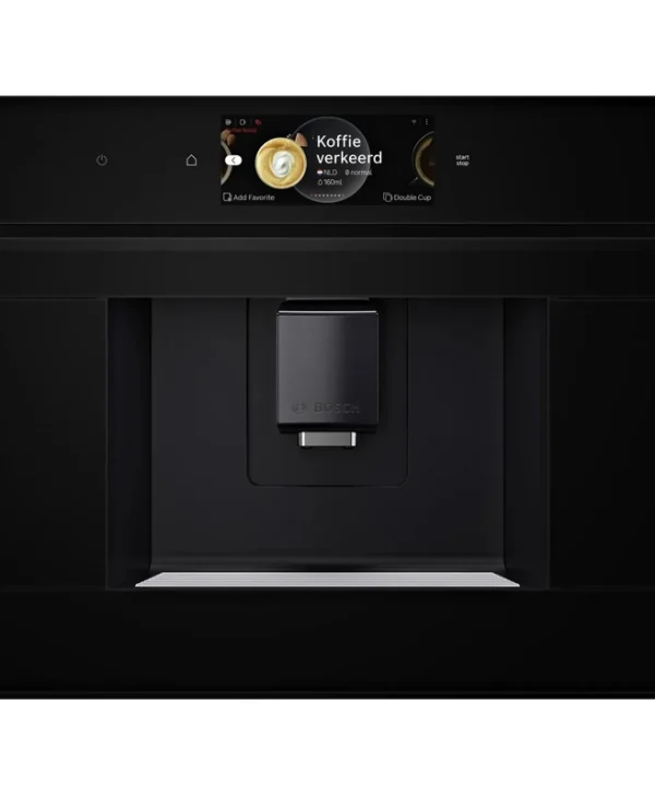 Bosch Αυτόματη Μηχανή Espresso Εντοιχιζόμενη 1500W Πίεσης 19bar με Μύλο και Wi-Fi Μαύρη CTL7181B0