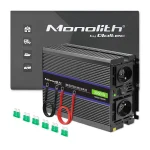 Qoltec Inverter Αυτοκινήτου Τροποποιημένου Ημιτόνου 3000W για Μετατροπή 12V DC σε 230V AC 51927 - Image 3