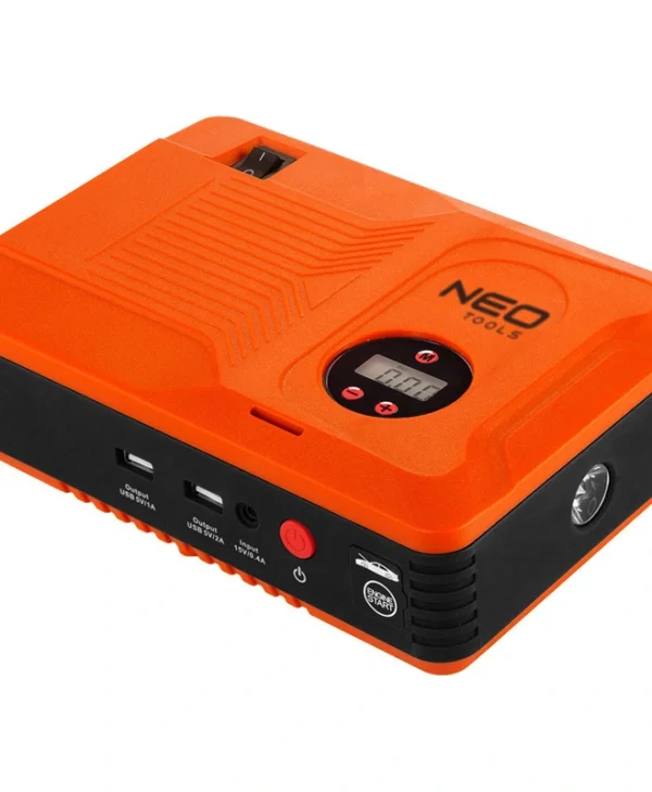 Neo Tools Φορητός Εκκινητής Μπαταρίας Αυτοκινήτου 14000mAh με Power Bank / Τρόμπα / USB / Φακό 12V 11-997
