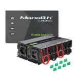 Qoltec Inverter Αυτοκινήτου Τροποποιημένου Ημιτόνου 4000W για Μετατροπή 12V DC σε 230V AC 51928 - Image 3