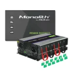 Qoltec Inverter Αυτοκινήτου Τροποποιημένου Ημιτόνου 6000W για Μετατροπή 12V DC σε 230V AC 51929 - Image 3