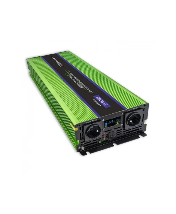 Qoltec Inverter Αυτοκινήτου Καθαρού Ημιτόνου 6000W για 12V DC 51945