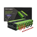 Qoltec Inverter Αυτοκινήτου Καθαρού Ημιτόνου 6000W για 12V DC 51945 - Image 4