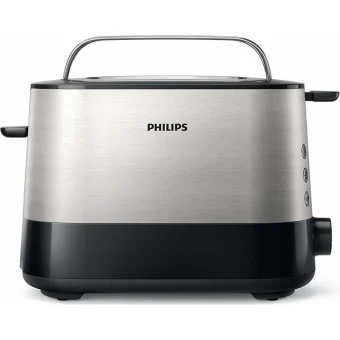 Philips Φρυγανιέρα 2 Θέσεων 1000W Μαύρη HD2637/90