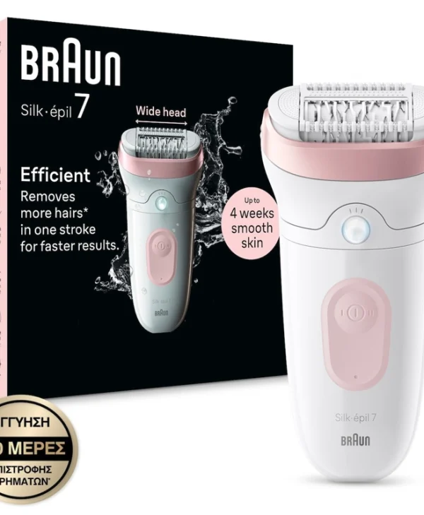 Braun Silk Epil 7 Αποτριχωτική Μηχανή Epilator για Σώμα & Μπικίνι SE7-000