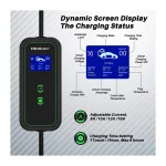 Qoltec Φορητός Μονοφασικός Σταθμός Φόρτισης 3.5kW με Ενσωματωμένο Καλώδιο Type 2 (52470) - Image 3