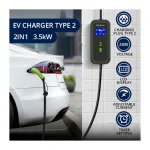 Qoltec Φορητός Μονοφασικός Σταθμός Φόρτισης 3.5kW με Ενσωματωμένο Καλώδιο Type 2 (52470) - Image 8
