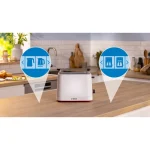 Bosch MyMoment Φρυγανιέρα 2 Θέσεων 950W Λευκή TAT3M121 - Image 7