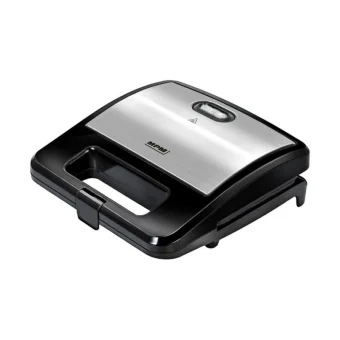 MPM Τοστιέρα με Αποσπώμενες Πλάκες για 2 Τοστ 750W Inox