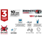 Graphite Τρόμπα Αυτοκινήτου Solo Επαναφορτιζόμενη 18V (Χωρίς Μπαταρία) TOP-58G041 - Image 4