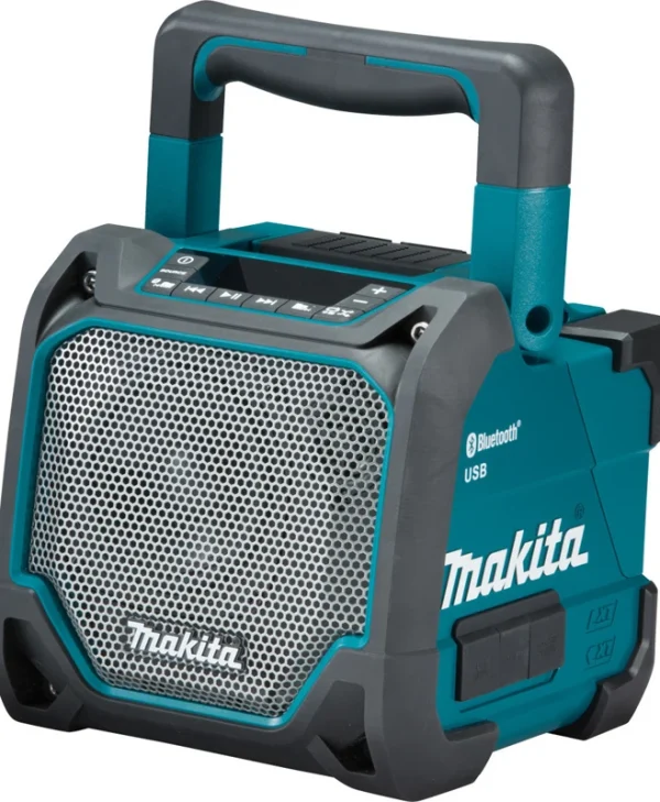Makita Ηχείο Bluetooth 10W με Διάρκεια Μπαταρίας έως 26 ώρες Τιρκουάζ DMR202