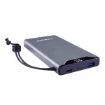 Intenso F10000 Power Bank 10000mAh 20W με Θύρα USB-A και Θύρα USB-C Quick Charge 3.0 Γκρι 7332034 - Image 2