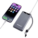 Intenso F10000 Power Bank 10000mAh 20W με Θύρα USB-A και Θύρα USB-C Quick Charge 3.0 Γκρι 7332034 - Image 4