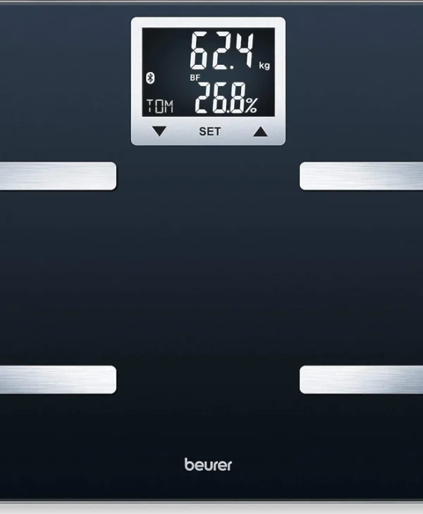 Beurer Smart Ζυγαριά 180kg με Λιπομετρητή & Bluetooth Μαύρη 74938