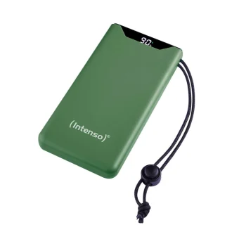 Intenso F10000 Power Bank 10000mAh 20W με Θύρα USB-A και Θύρα USB-C Quick Charge 3.0 Πράσινο 7332037