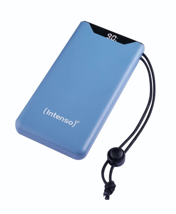 Intenso F10000 Power Bank 10000mAh 20W με Θύρα USB-A και Θύρα USB-C Quick Charge 3.0 Μπλε 7332035